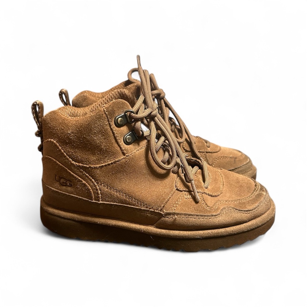 UGG Kids Brown Lace-Up Boots